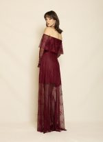 Midnight Romance Gown ST-0131 Bordo - Image 2